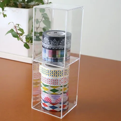 2-Section Clear Organizer with Compartments