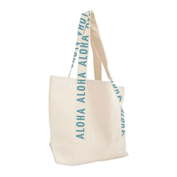 Aloha Strap Tote, Aqua