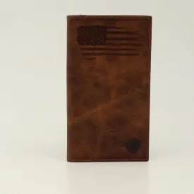 Ariat Rodeo Wallet in Distressed USA Flag