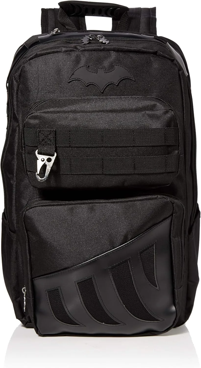 Batman Unisex's Backpack, Black (Black), 27.5x50x20 cm (W x H x L)