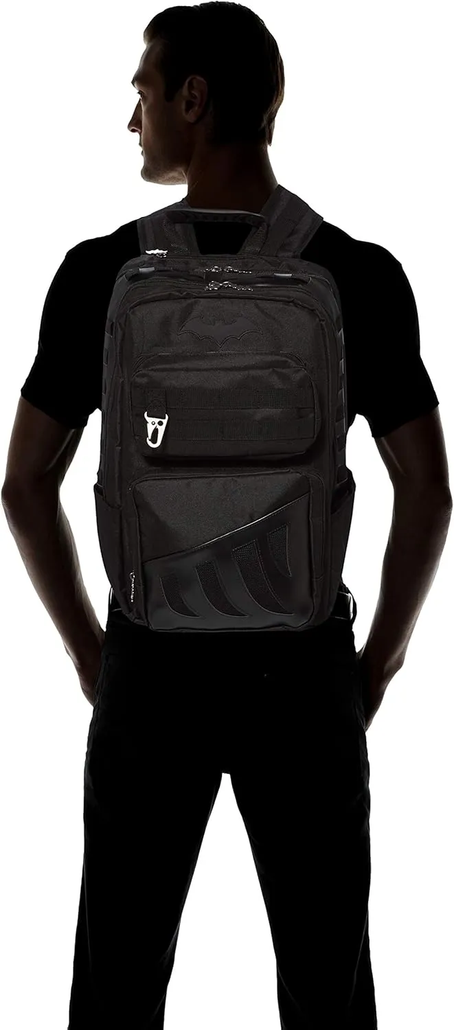 Batman Unisex's Backpack, Black (Black), 27.5x50x20 cm (W x H x L)