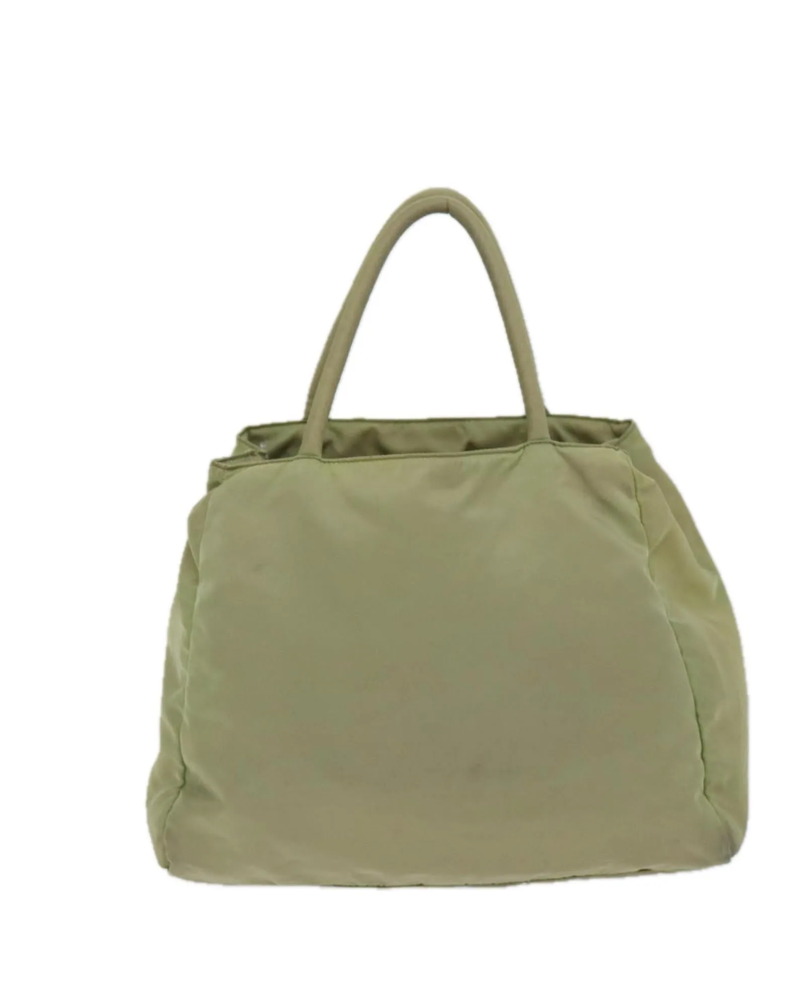 Beige Nylon Tote Bag with Handles - Made in Italy
