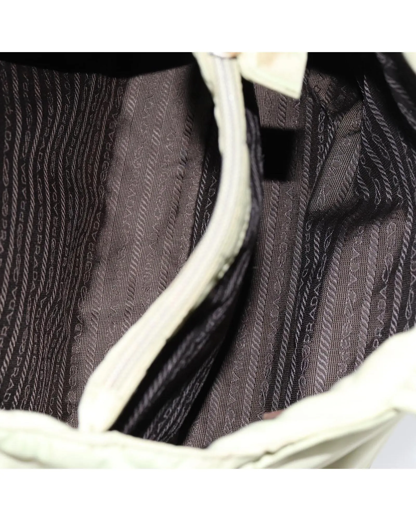 Beige Nylon Tote Bag with Handles - Made in Italy