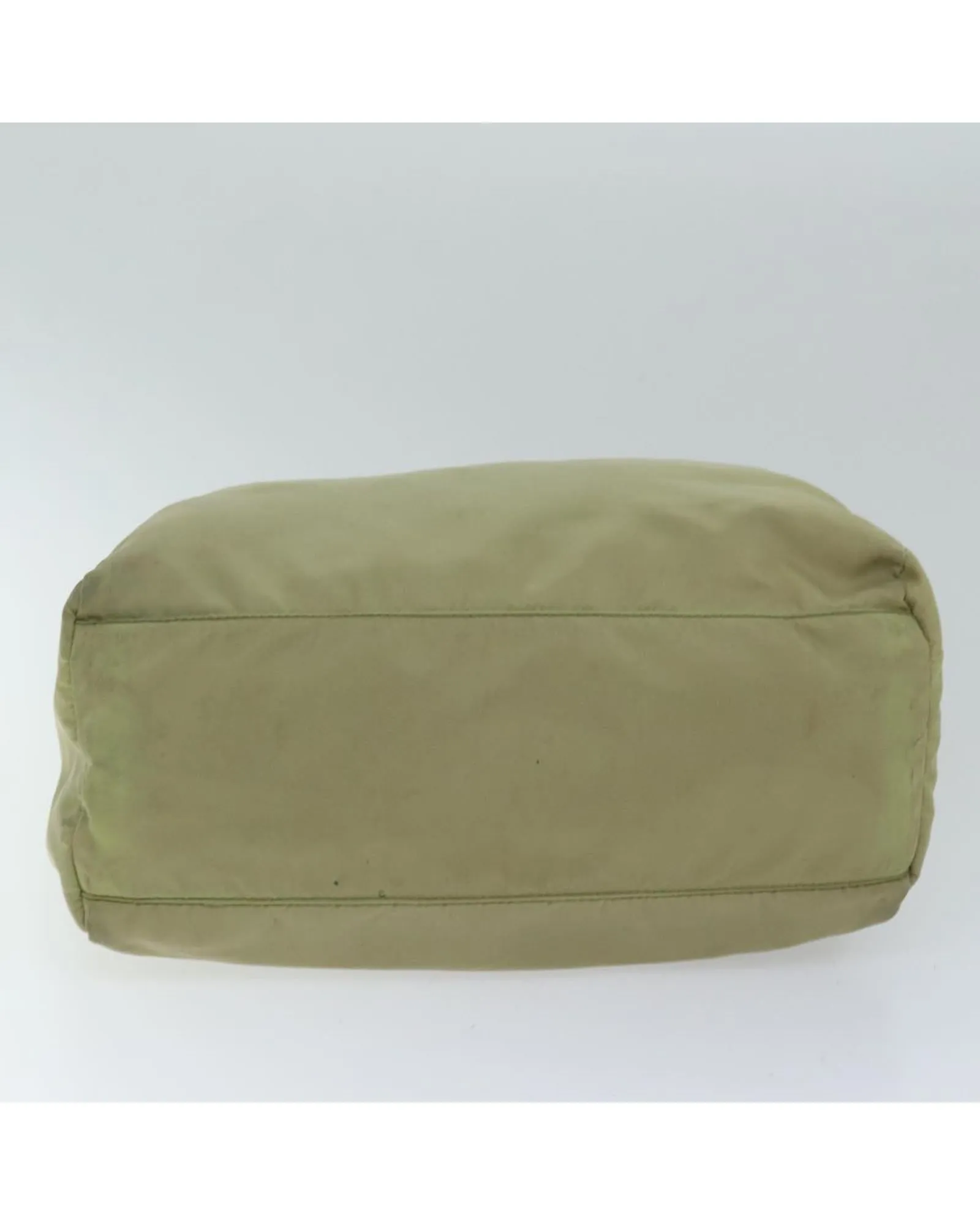 Beige Nylon Tote Bag with Handles - Made in Italy