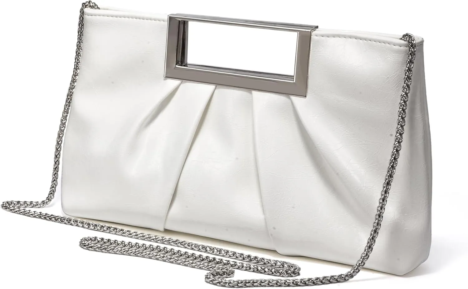 CARIEDO Evening Clutch Bag Bright Color PU Leather Formal Handbag Suitable for Wedding Prom Black Tie Events