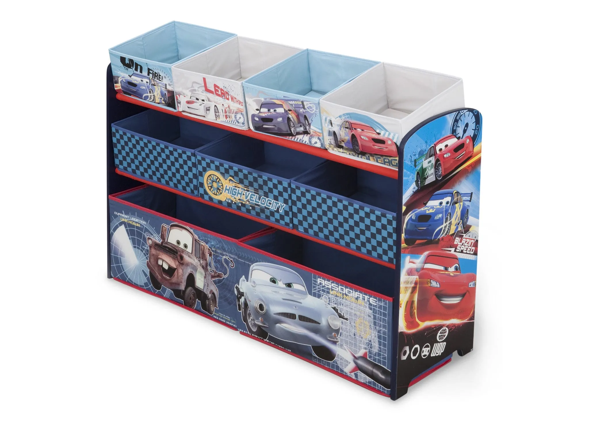 Cars Deluxe Multi-Bin Toy Organizer