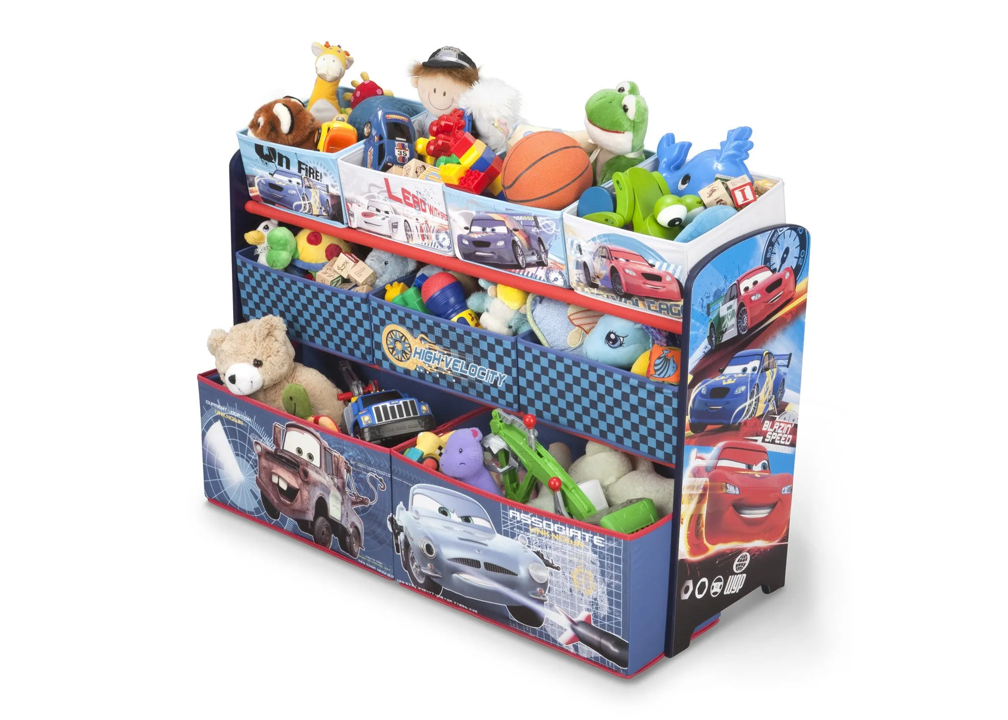 Cars Deluxe Multi-Bin Toy Organizer