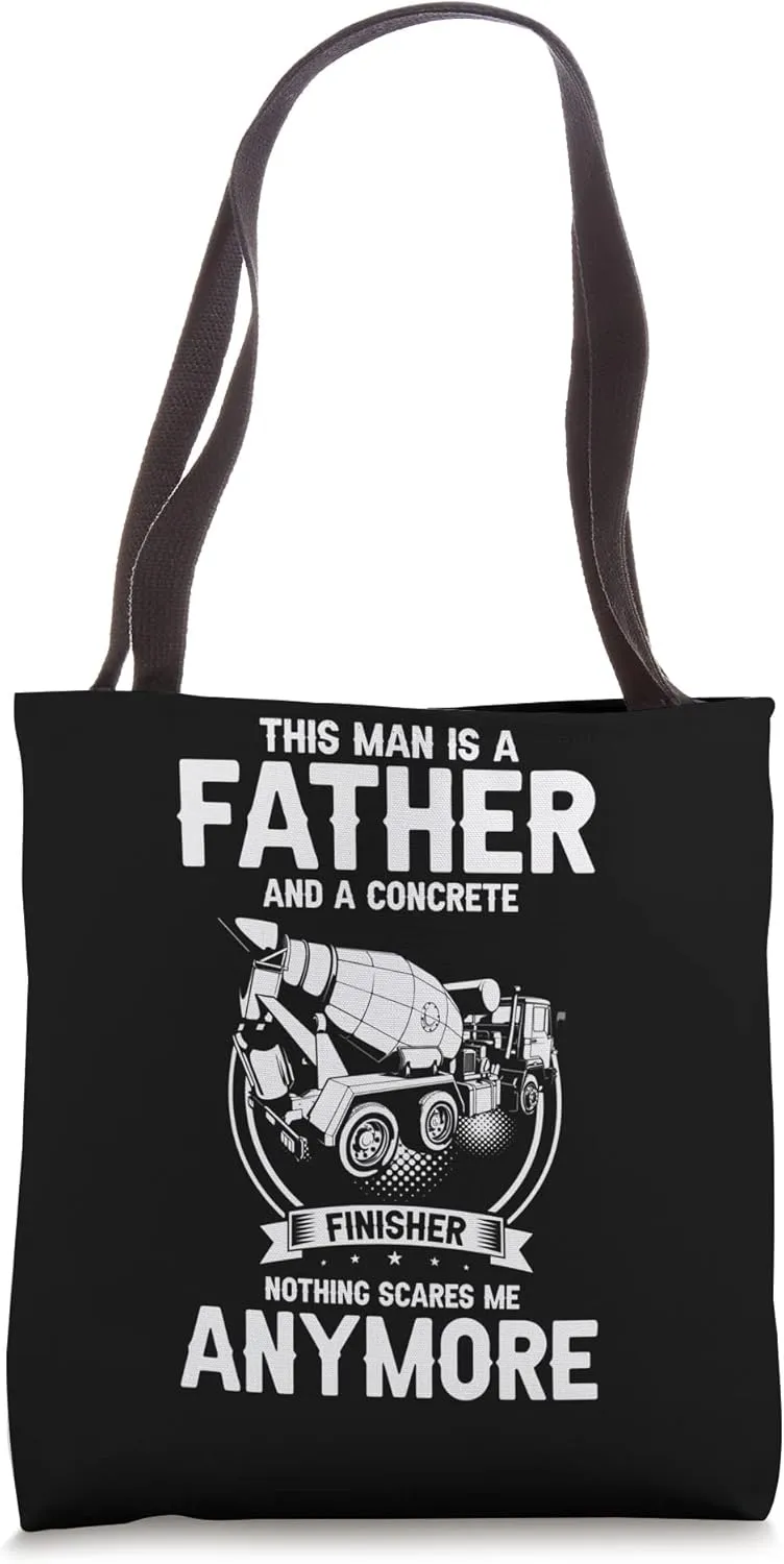 Concrete Finisher Design for Construction Cement Worker Tote Bag