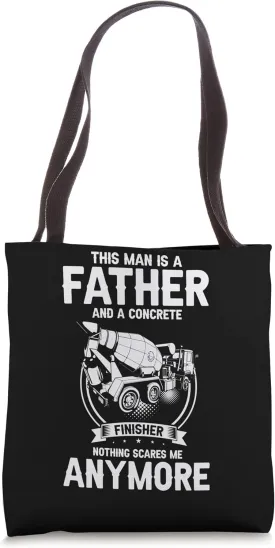 Concrete Finisher Design for Construction Cement Worker Tote Bag