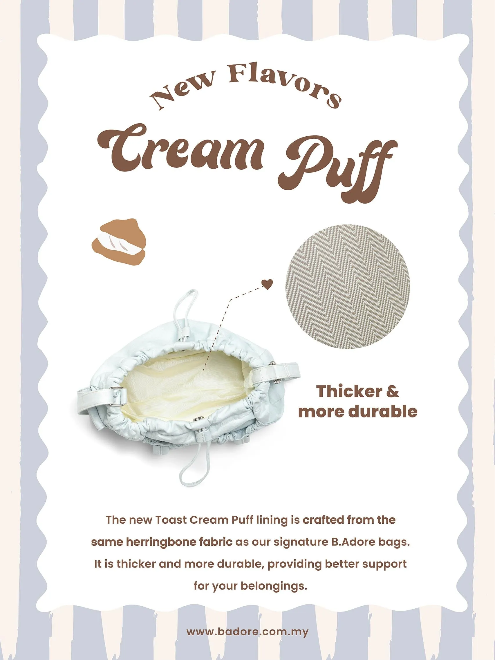 [EM] Toast Cream Puff Collection ASH BLUE
