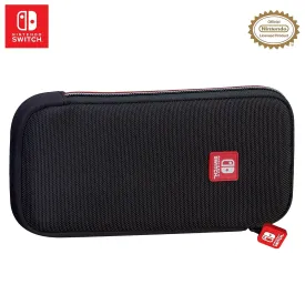 Game Traveler RDS  Licensed Nintendo Switch OLED & Nintendo Switch Slim Travel Case BONUS Game Case with Durable Ballistic Nylon Exterior & Soft Micro-Fiber Padded Interior for Ultimate Protection