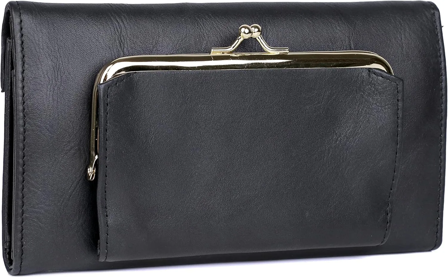 Julia Buxton Heiress Organizer Clutch Black