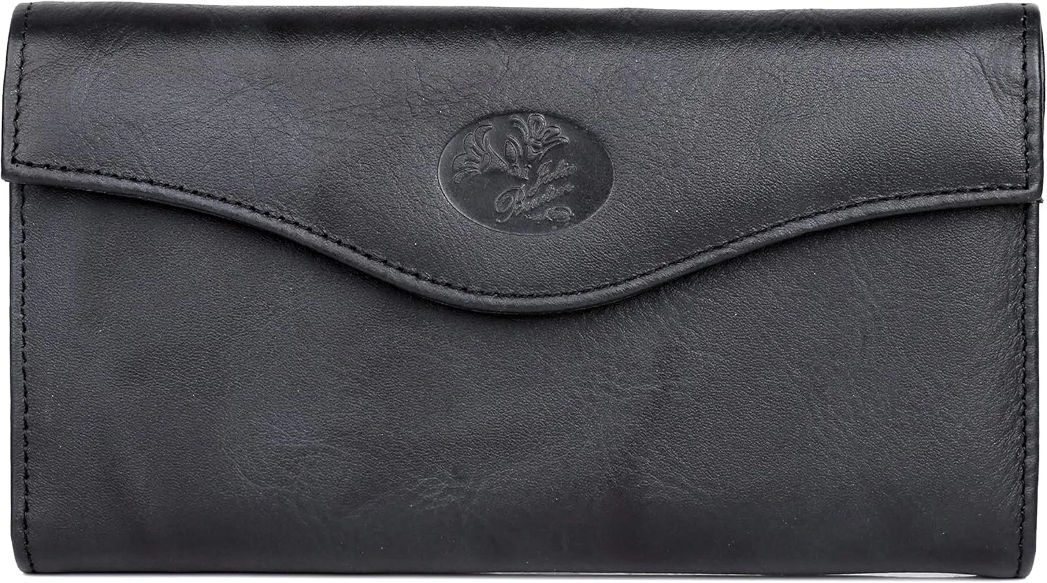 Julia Buxton Heiress Organizer Clutch Black