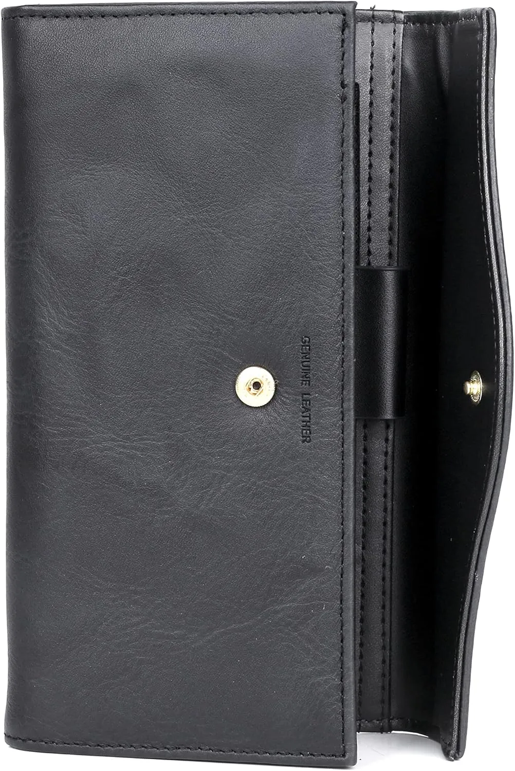 Julia Buxton Heiress Organizer Clutch Black