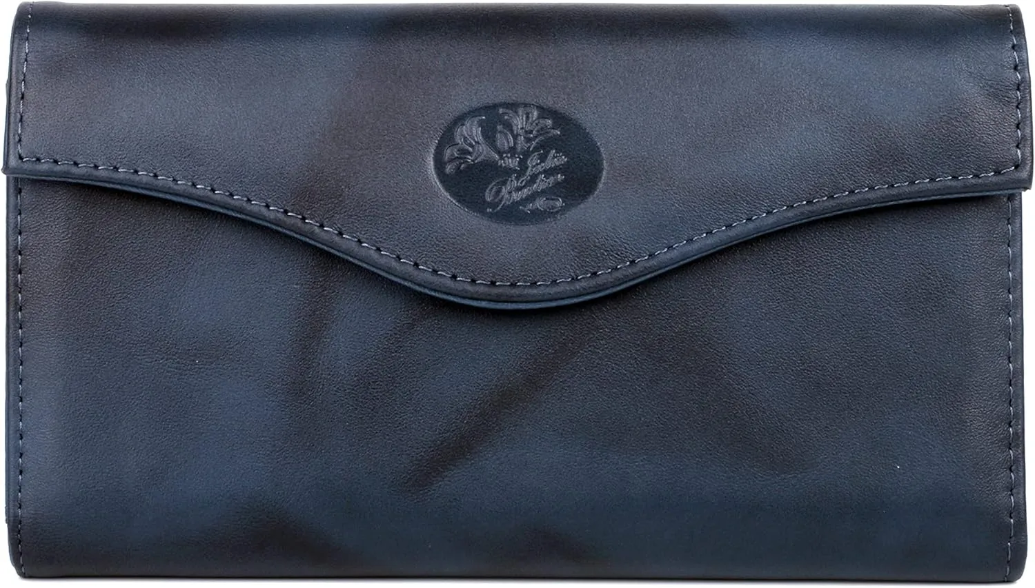 Julia Buxton Heiress Organizer Clutch Navy