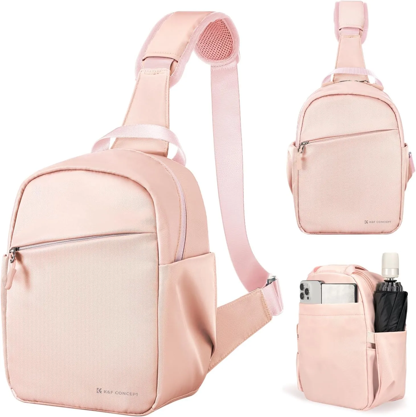 K&F Concept Small Camera Bag for Photographer, Camera Sling Crossbody bag for DSLR/SLR/Mirrorless Camera, Compact Camera Case for Men and Women