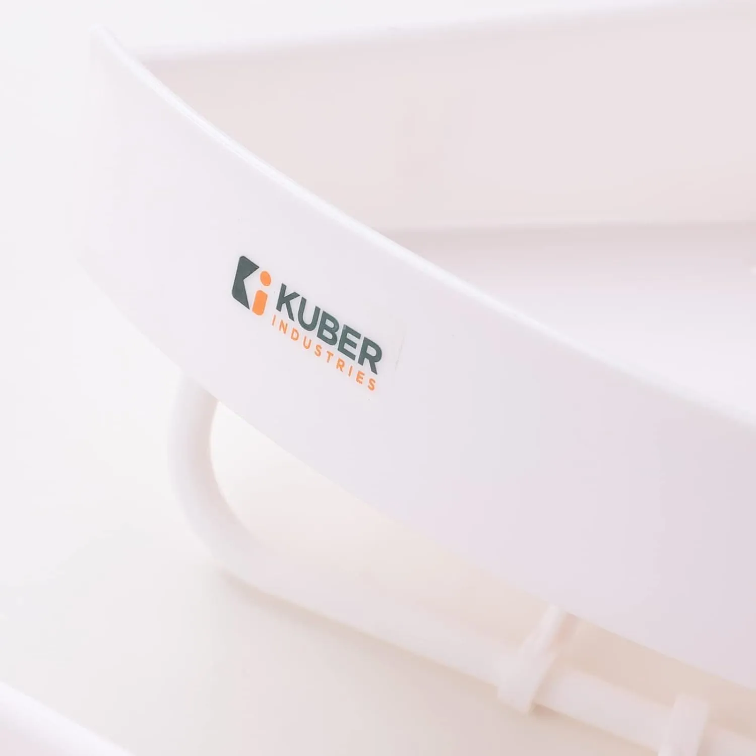 Kuber Industries Bathroom & Kitchen Organizer With Towel Hanger Hooks|Multipurpose Corner Wall Shelves|Self-Adhesive| PP|Pack of 8|A2910|White