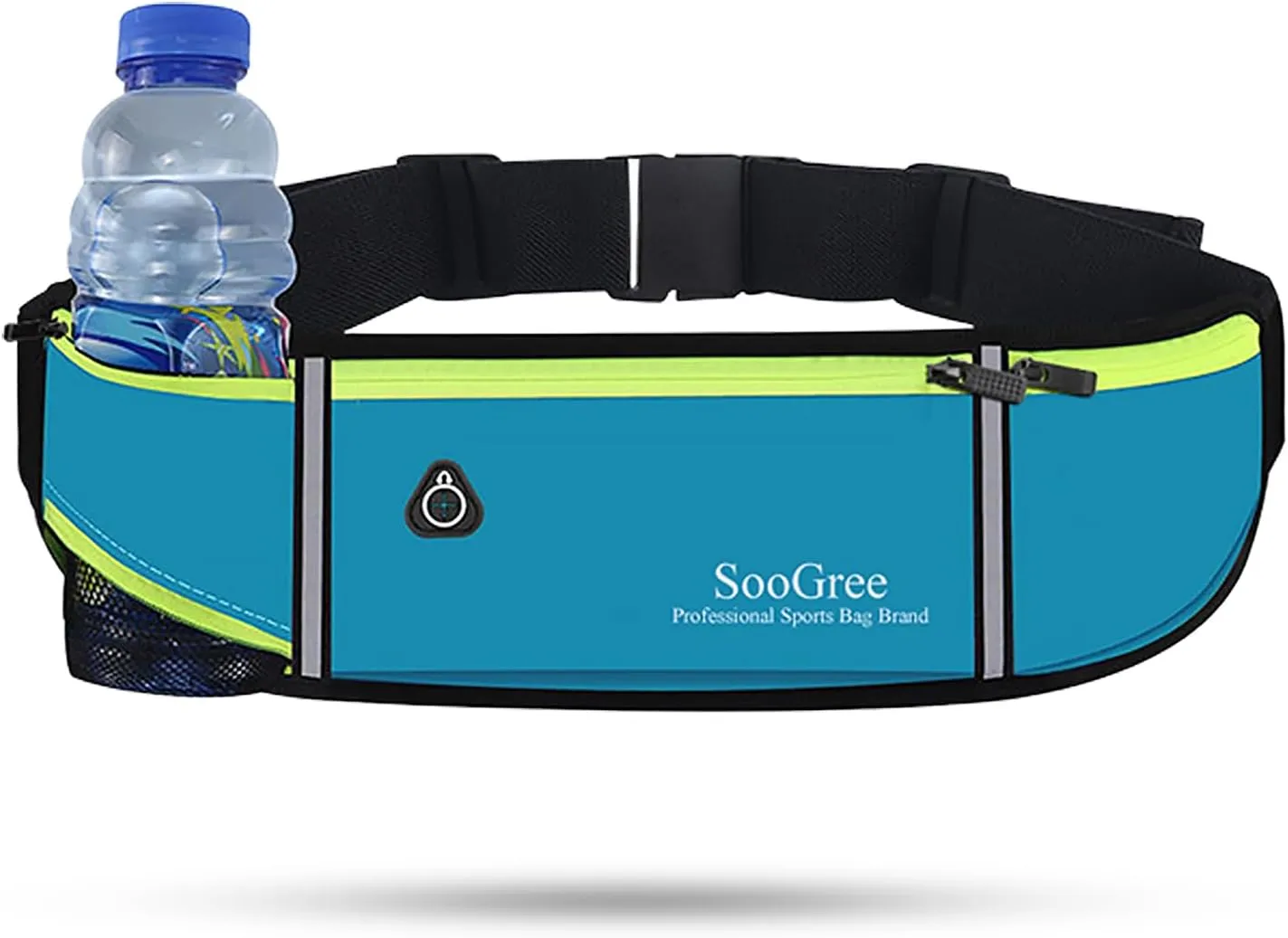 Men Women Running Belts,Slim Sport Belts,Waterproof Running Fanny Pack,Waterproof Running Waist Packs with Reflective Strip,Runner Belt for Running Walking Cycling Camping Gym (Blue)
