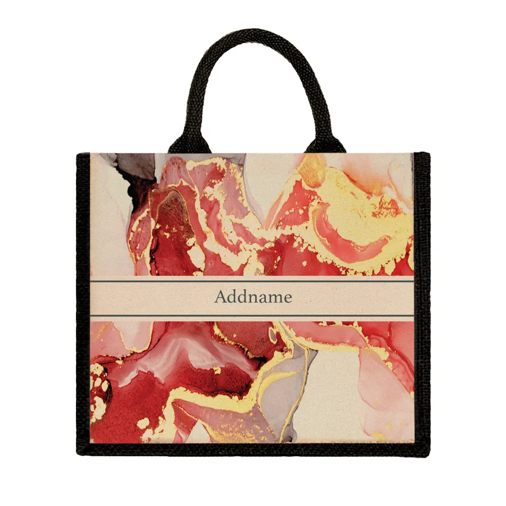Opulence Fluid Jute Tote Bag