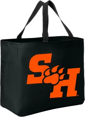 Sport Your Gear Officially Licensed NCAA Reusable Essential Tote Bag, 12" x 12" x 6.5" 600D Polyester Convas Tote Bag
