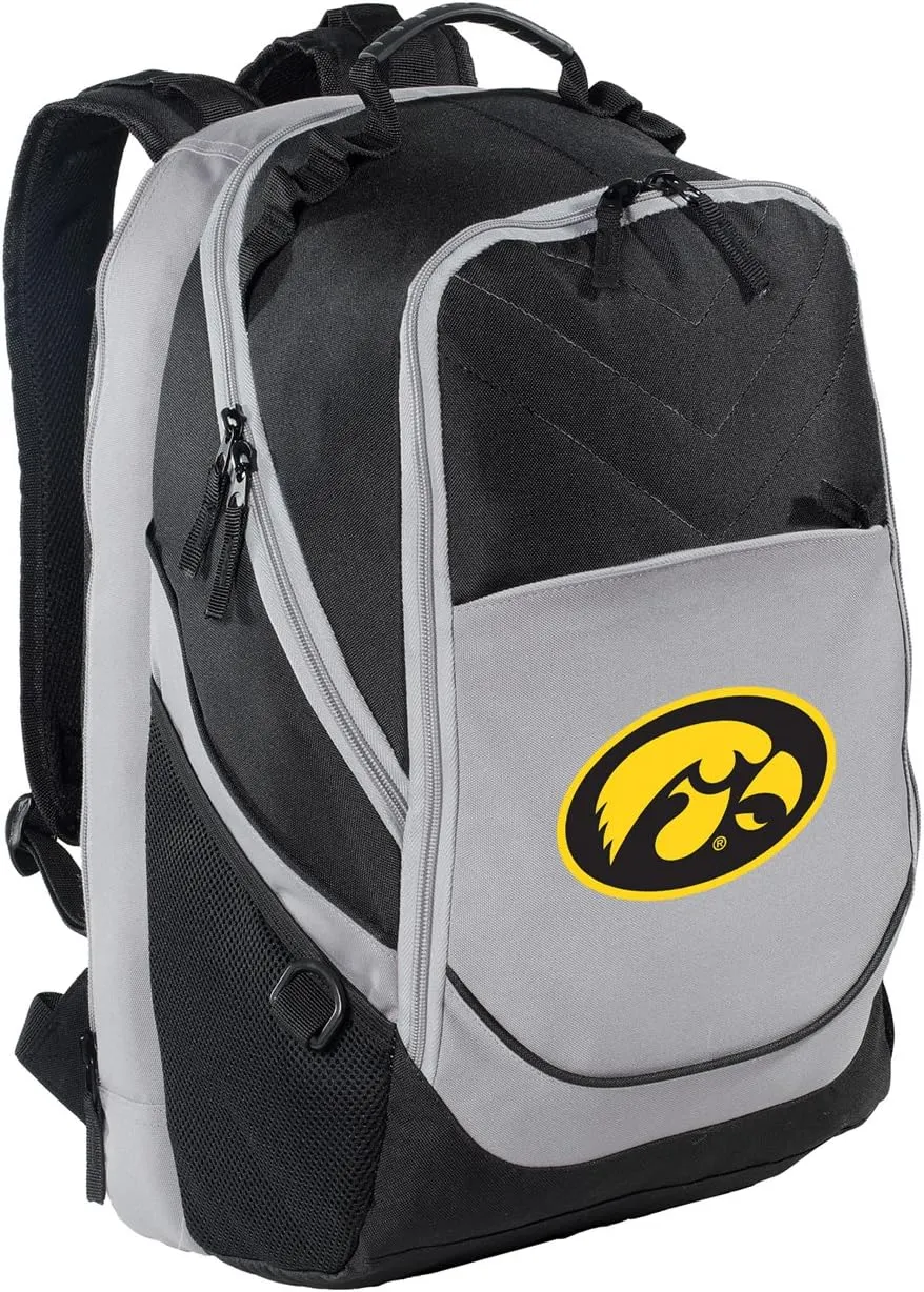 University of Iowa Backpack Iowa Hawkeyes Laptop Computer Bag